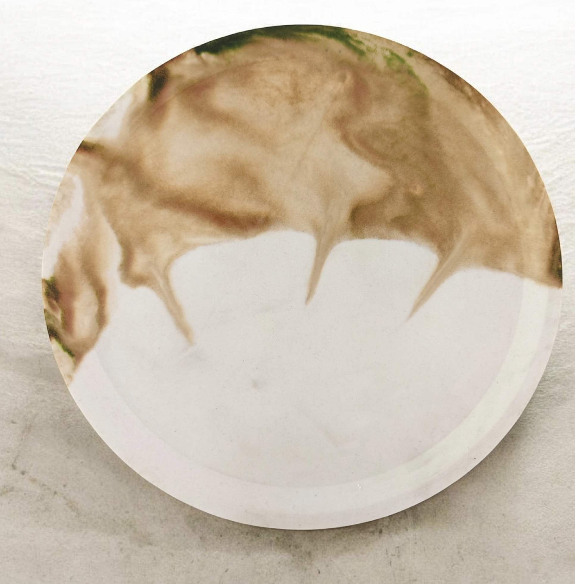 Flat Round Trinket Tray